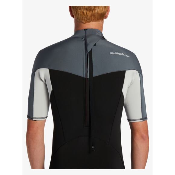 Quiksilver Men Short Sleeve Spring Wetsuit 2/2mm Everyday Sessions Surf Suit - Picture 5 of 6
